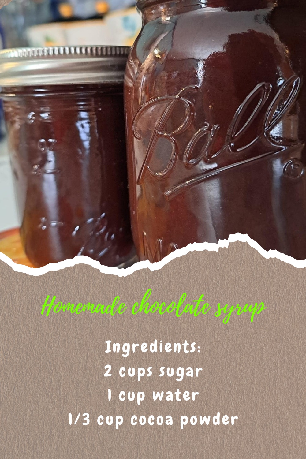 Grandma’s Homemade Chocolate Syrup: A Sweet Memory in Every Spoon