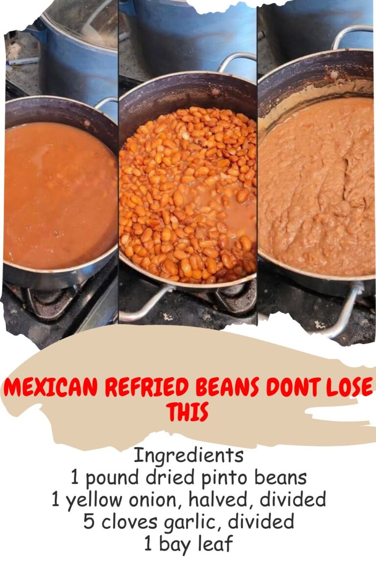 Mexican Refried Beans Recipe – Creamy & Delicious