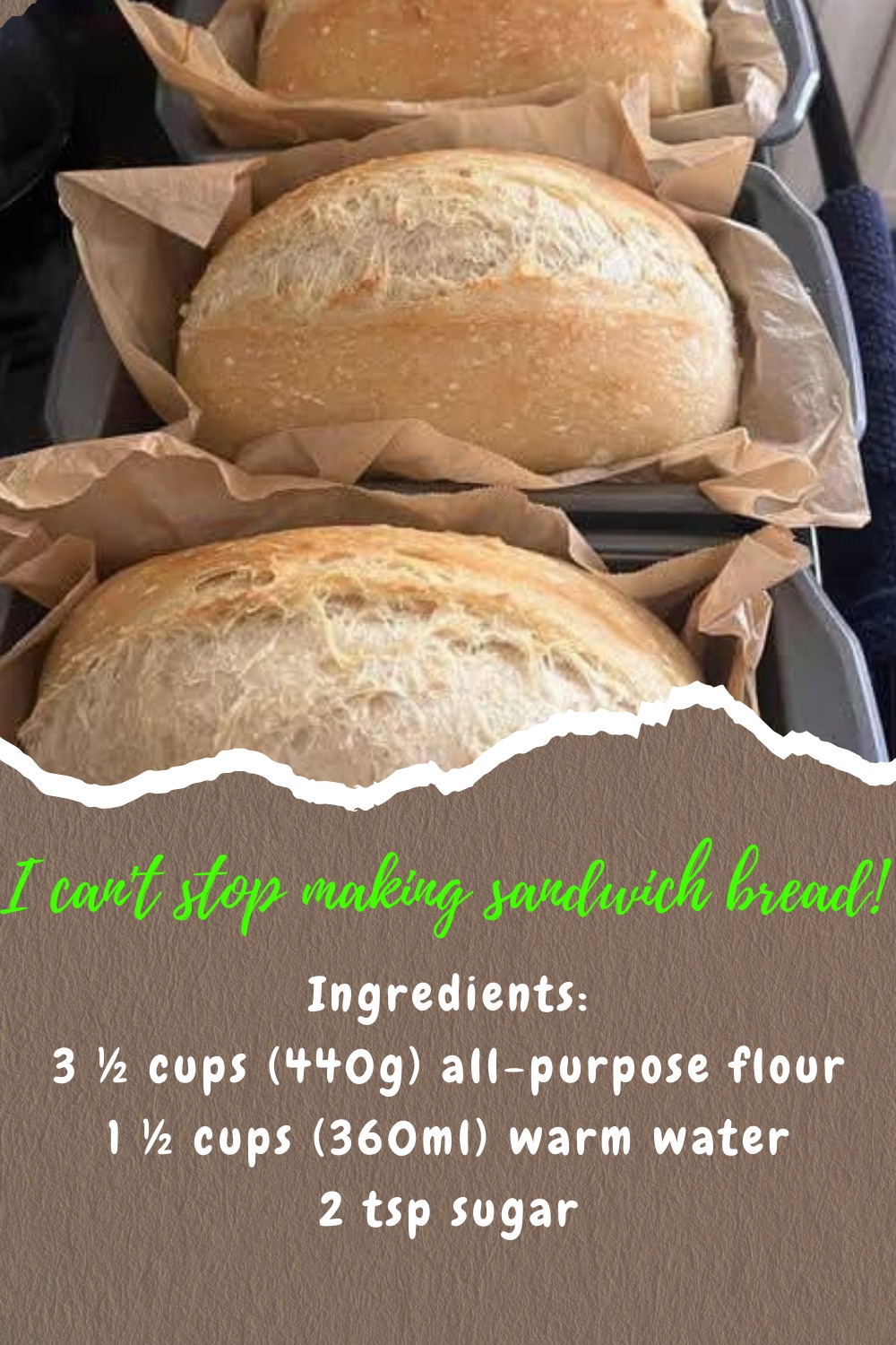 Easy No-Knead Sandwich Bread Recipe | Soft Homemade Loaf