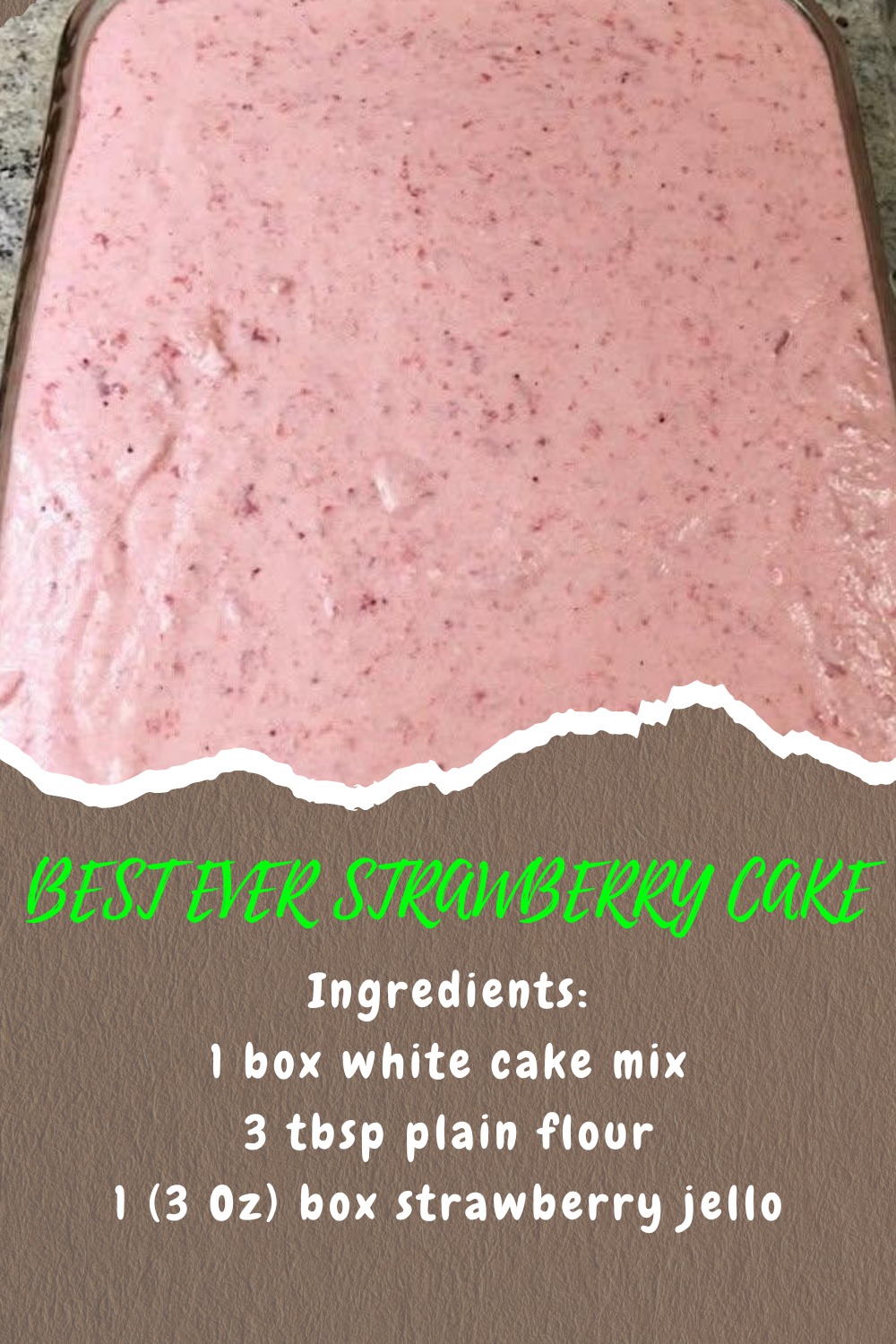 BEST EVER Strawberry Cake Recipe – Moist & Delicious