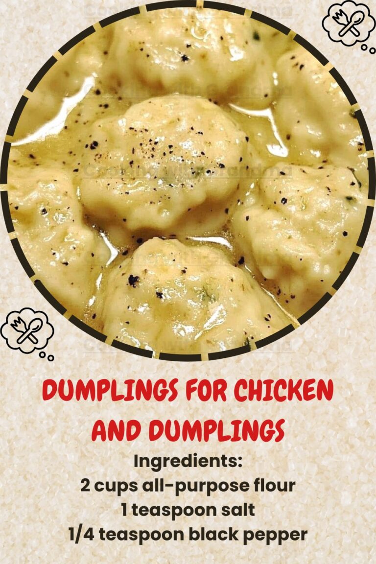 Dumplings for Chicken and Dumplings Recipe | Comforting and Easy