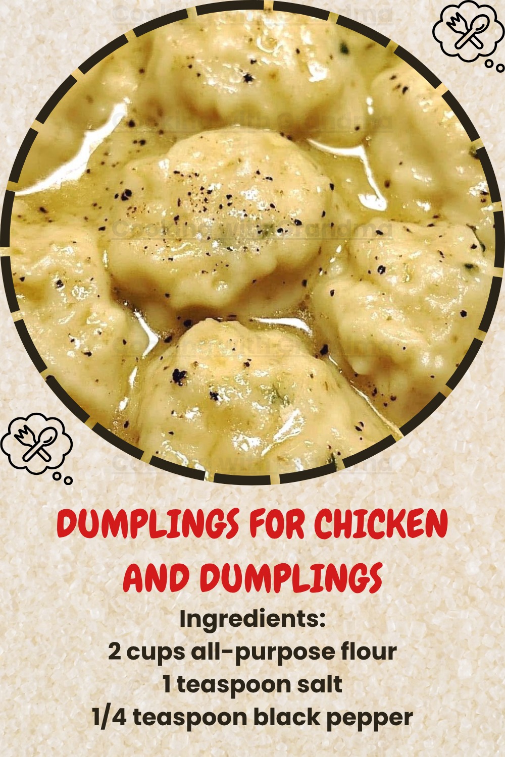 Dumplings for Chicken and Dumplings Recipe | Comforting and Easy