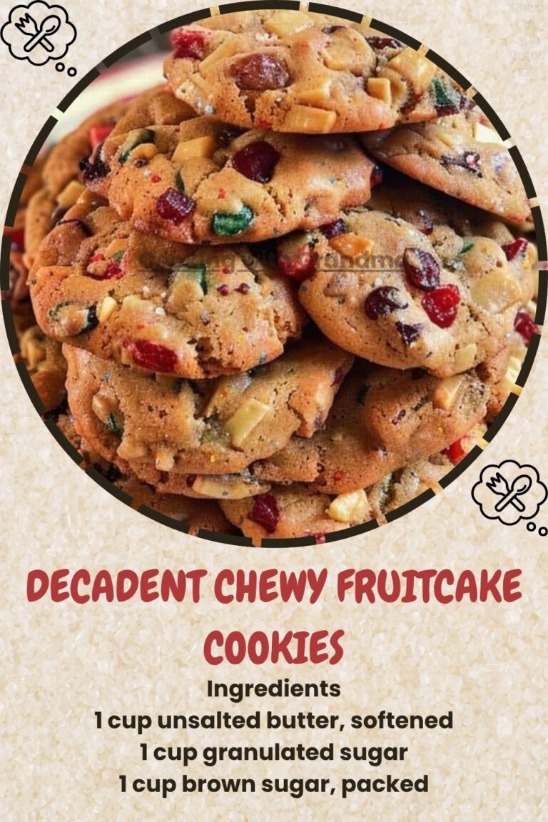 Decadent Chewy Fruitcake Cookies Recipe for the Holidays