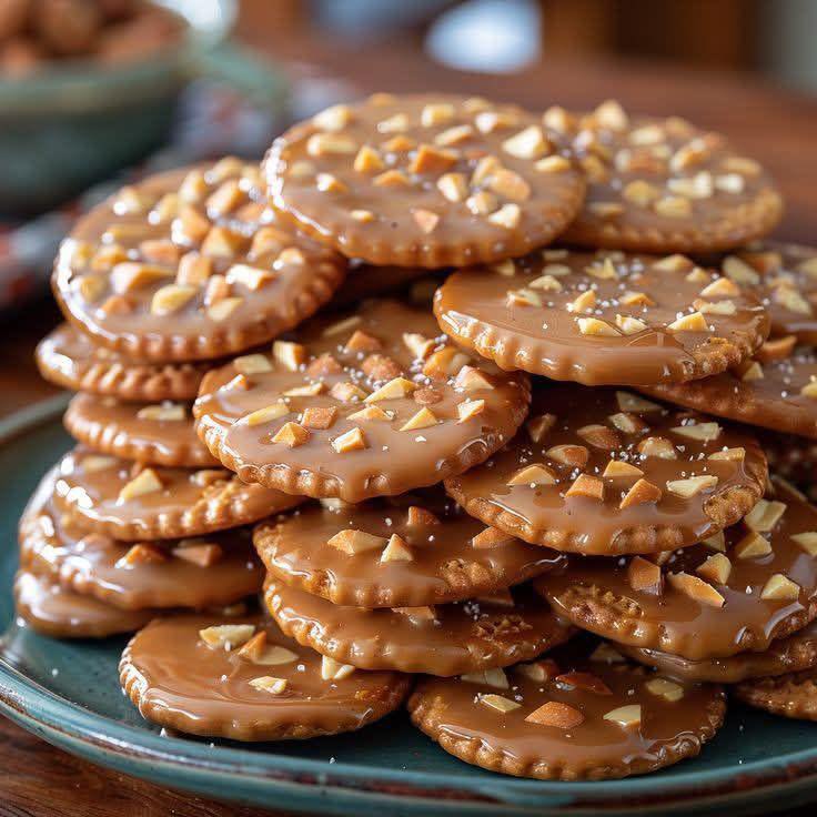 Holiday Ritz Crackers – Easy Caramel Peanut Treats