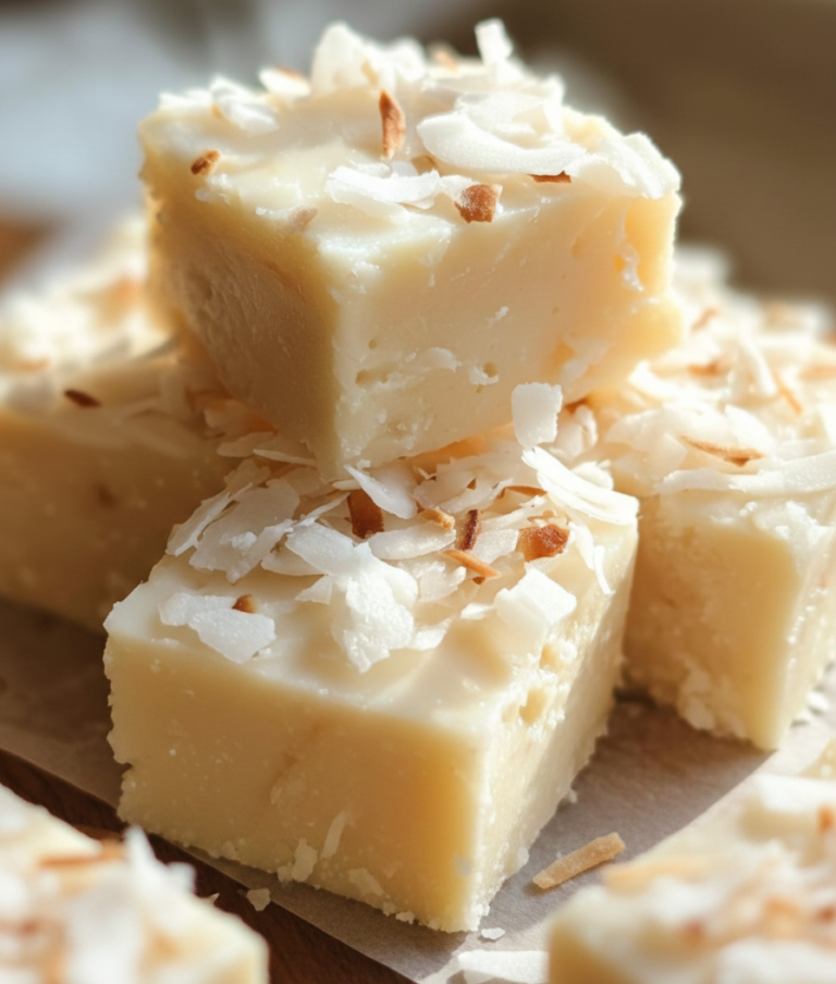 Coconut Fudge Recipe – Creamy & Toasted Coconut Treat