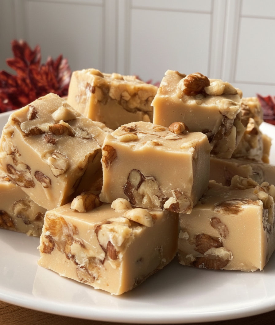 Maple Walnut Fudge Recipe – Classic Homemade Candy