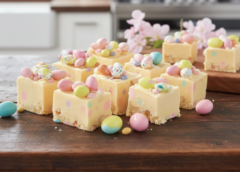 Easter Fudge Recipe – Creamy White Chocolate Treat
