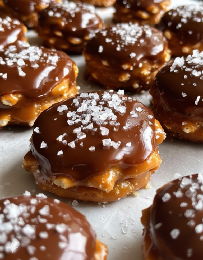 No-Bake Salted Caramel Pretzel Bites – Easy & Sweet Treats