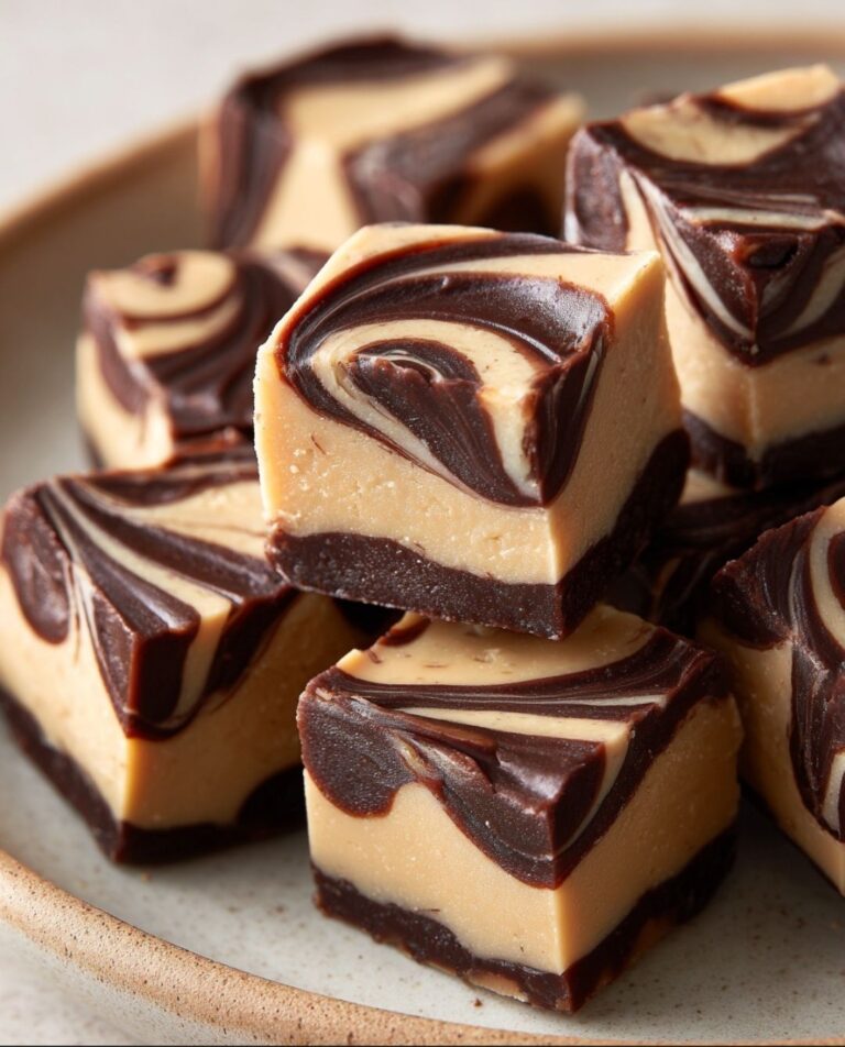 Peanut Butter Swirl Fudge – Easy Chocolate & Peanut Butter Recipe