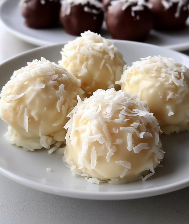 No-Bake Coconut Cream Balls – Easy Creamy Coconut Treat