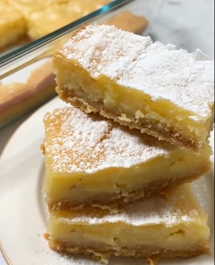 Chess Bars Recipe Easy Cream Cheese Dessert
