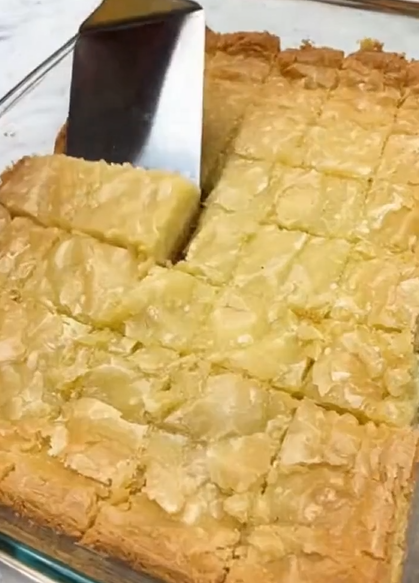 Chess Bars Recipe Easy Cream Cheese Dessert