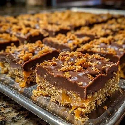 Butterfinger Caramel Crunch Bars Recipe