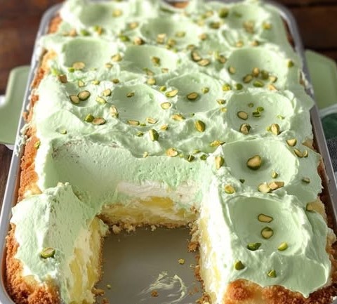 Tropical Pistachio Bliss Cake Recipe (Easy & Creamy)