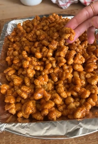 Caramel Puffin Corn Recipe Easy Sweet Snack