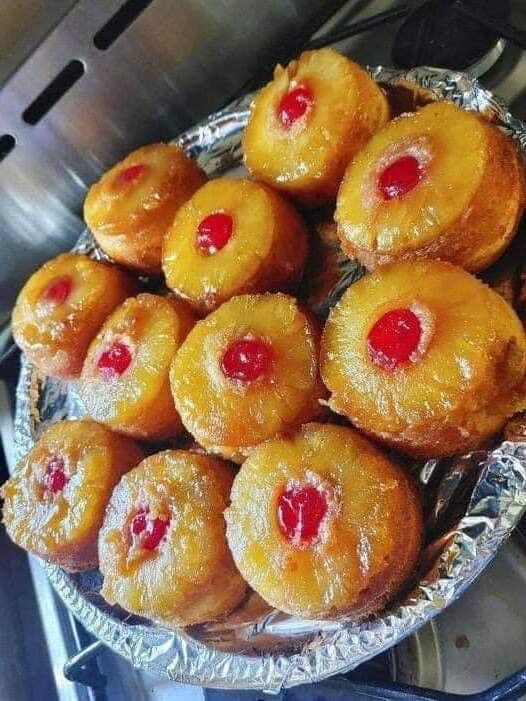 Pineapple Upside-Down Cupcakes Easy Recipe