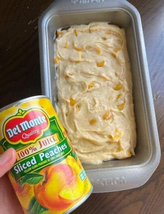 Peaches & Cream Loaf Recipe (Soft & Buttery)