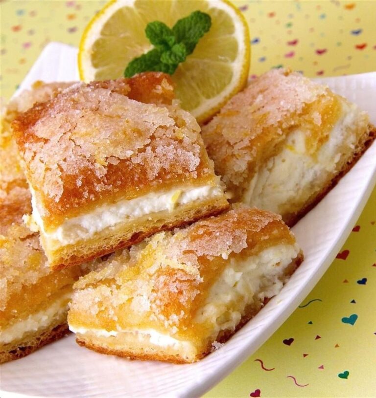 Lemon Cream Cheese Bars Recipe – Easy Citrus Dessert