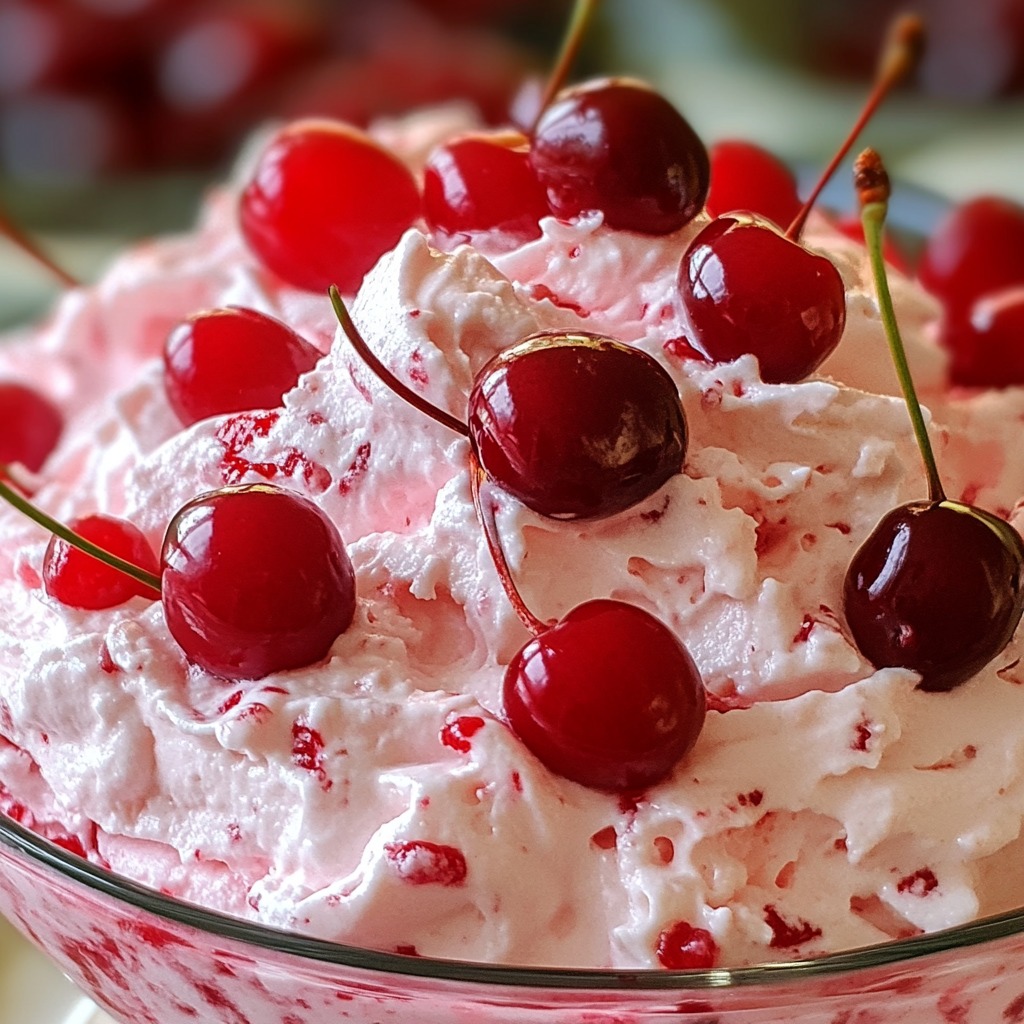 Cherry Cheesecake Fluff – Easy No Bake Dessert