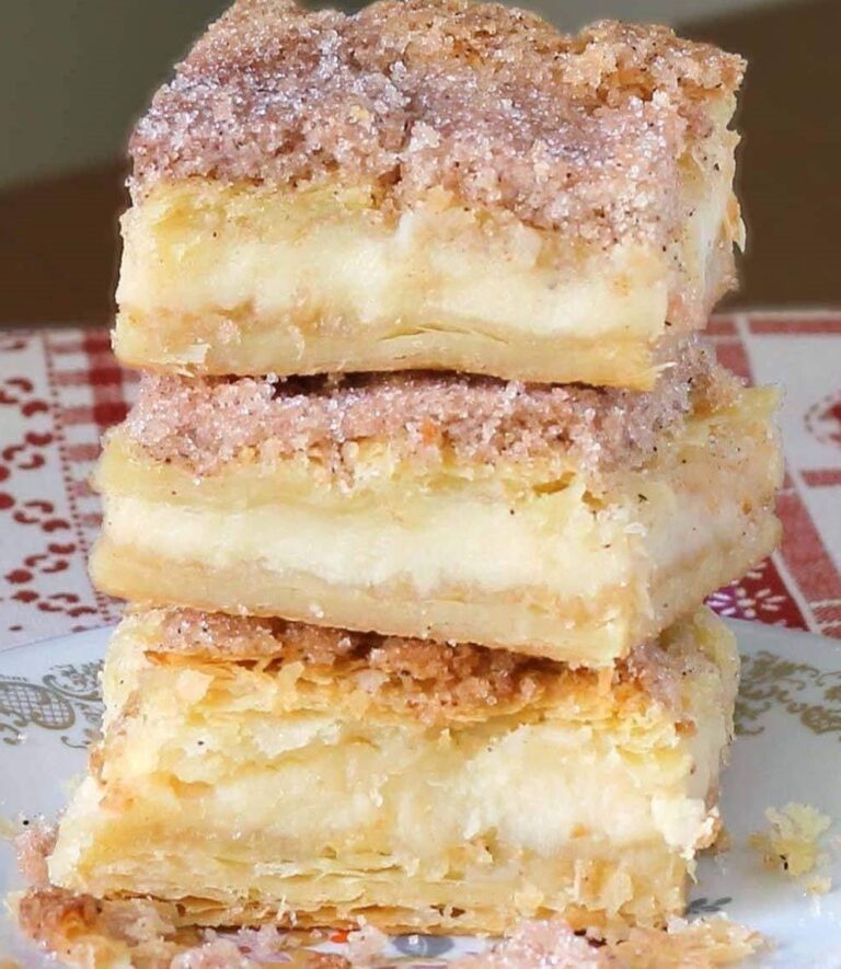 Crescent Roll Cheesecake Bars Easy Recipe