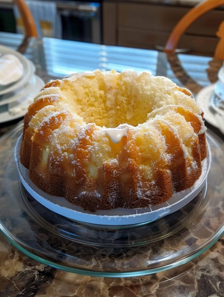 Pineapple Cream Cheese Pound Cake Recipe