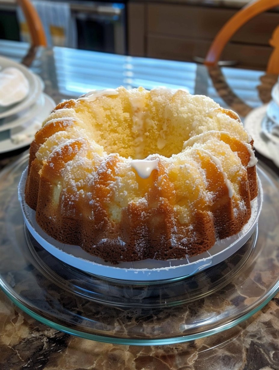 Pineapple Cream Cheese Pound Cake Recipe