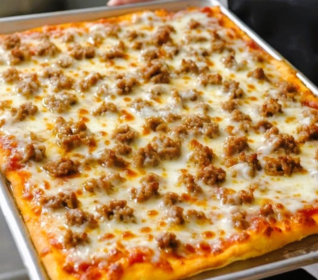 School Pizza Recipe (Easy Cafeteria Style)