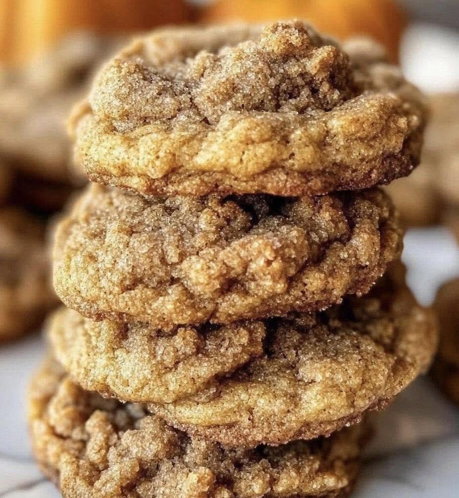 Pumpkin Cinnamon Crumble Cookies Recipe
