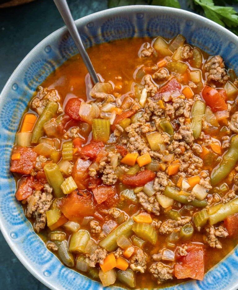 Easy Hamburger Soup Recipe for Fall