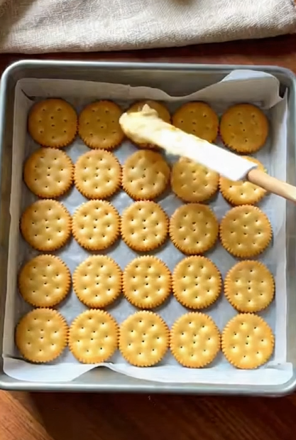 Ritz Cracker Icebox Cake with Salted Caramel