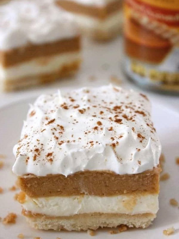 Pumpkin Lush Bars (Easy Layered Dessert Recipe)