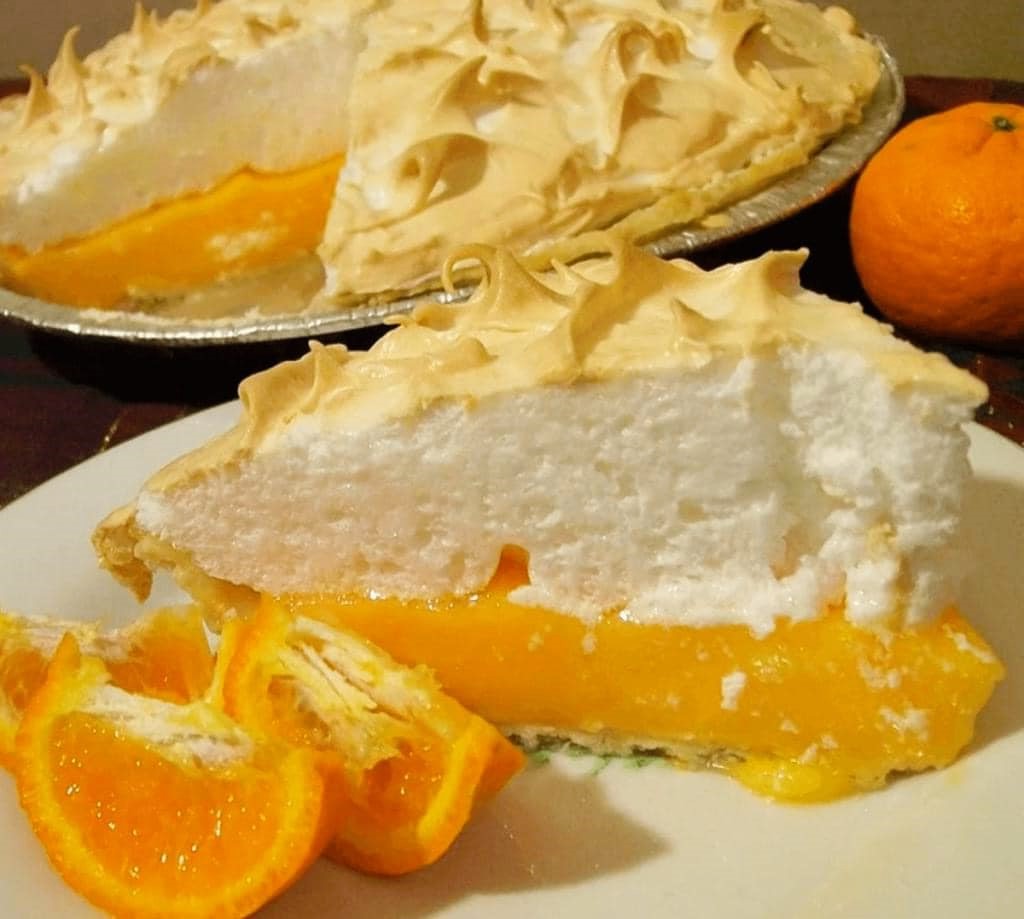 Orange Meringue Pie (Easy Citrus Dessert Recipe)