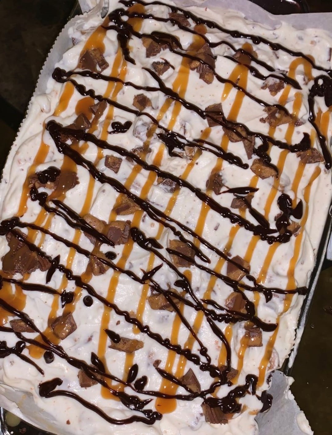 Snickers Poke Cake Recipe