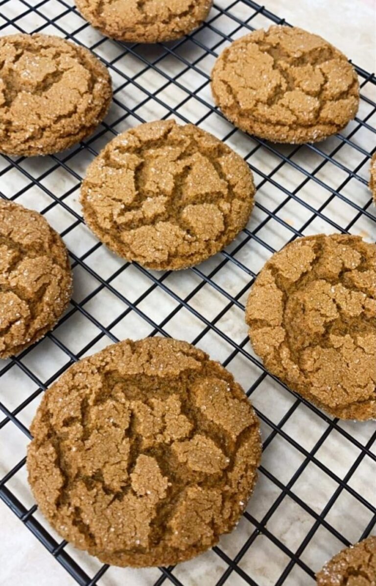 Soft Ginger Snap Cookies Recipe Homemade