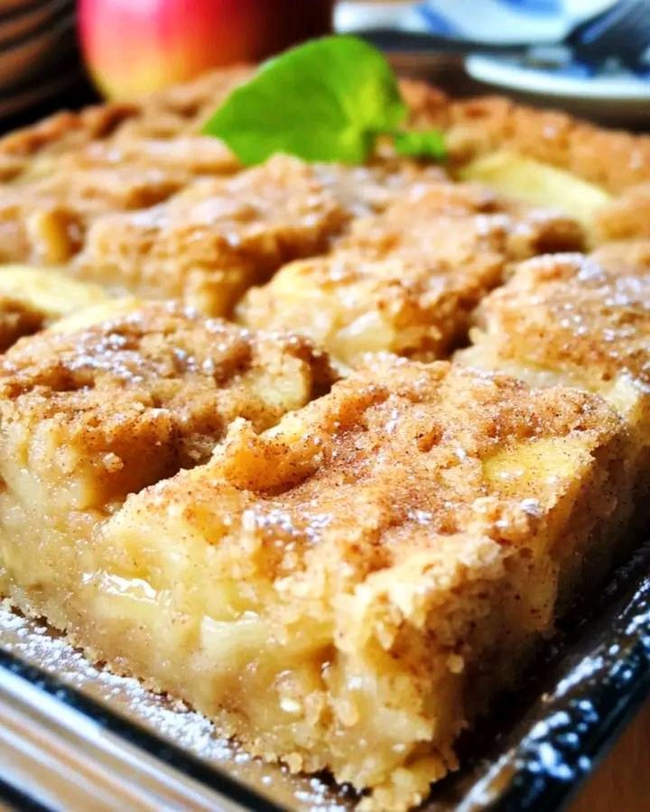 Easy Homemade Apple Bars Recipe