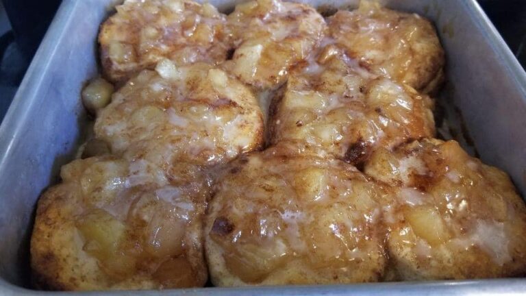 Apple Pie Biscuits (Easy Cinnamon Dessert Recipe)