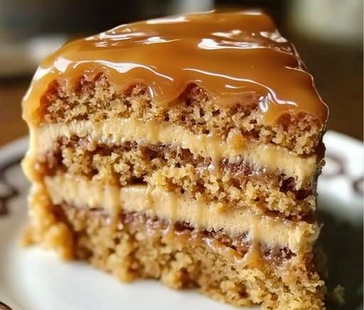 Butterscotch Cake with Caramel Frosting (Easy Recipe)
