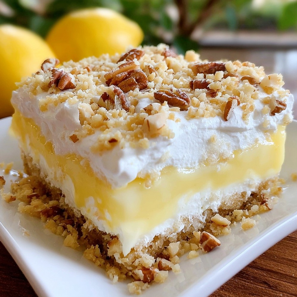 Lemon Delight Dessert Recipe (Creamy Layered Treat)