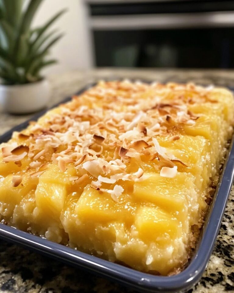 Pineapple Condensed Milk Cake Recipe