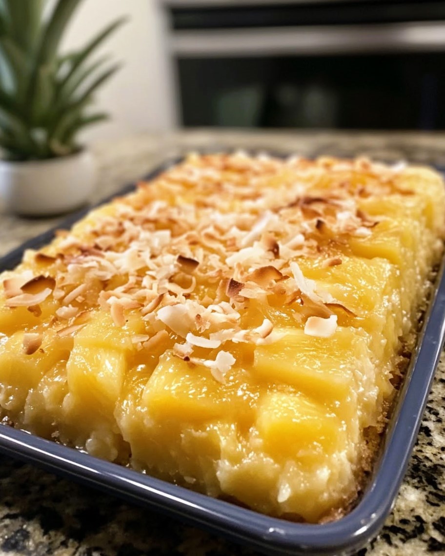 Pineapple Condensed Milk Cake Recipe