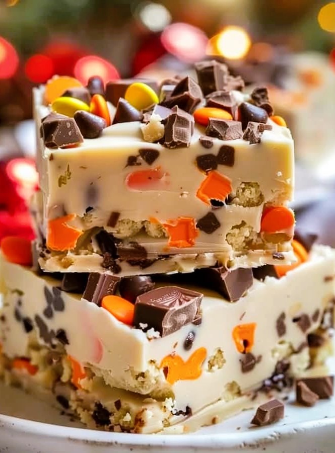 Butterfinger Reese’s Fudge Easy No-Bake Recipe