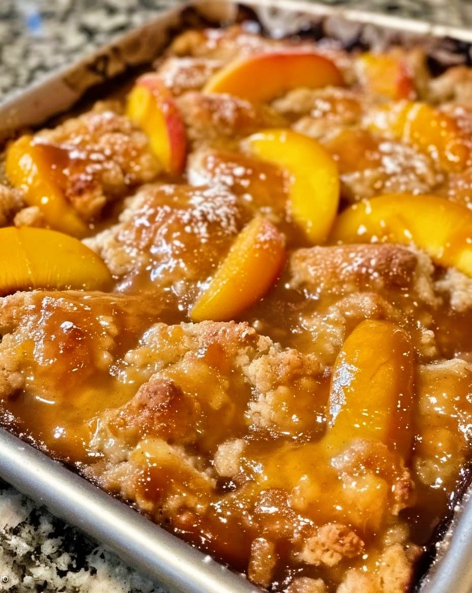 Old Time Oven Peach Cobbler Recipe