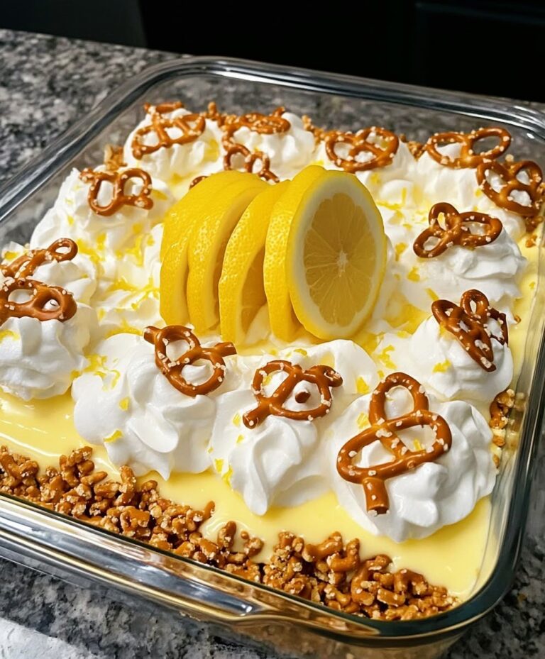 Lemon Pretzel Salad Recipe