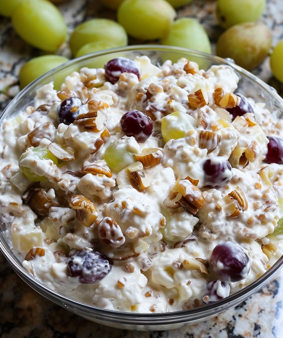 Creamy Grape Salad Recipe