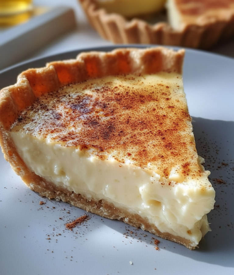 Christmas Eve Cinnamon Vanilla Custard Pie