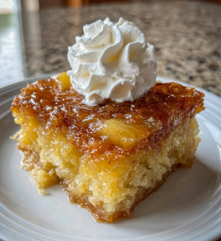 Gooey Amish Pineapple Dump Cake Recipe