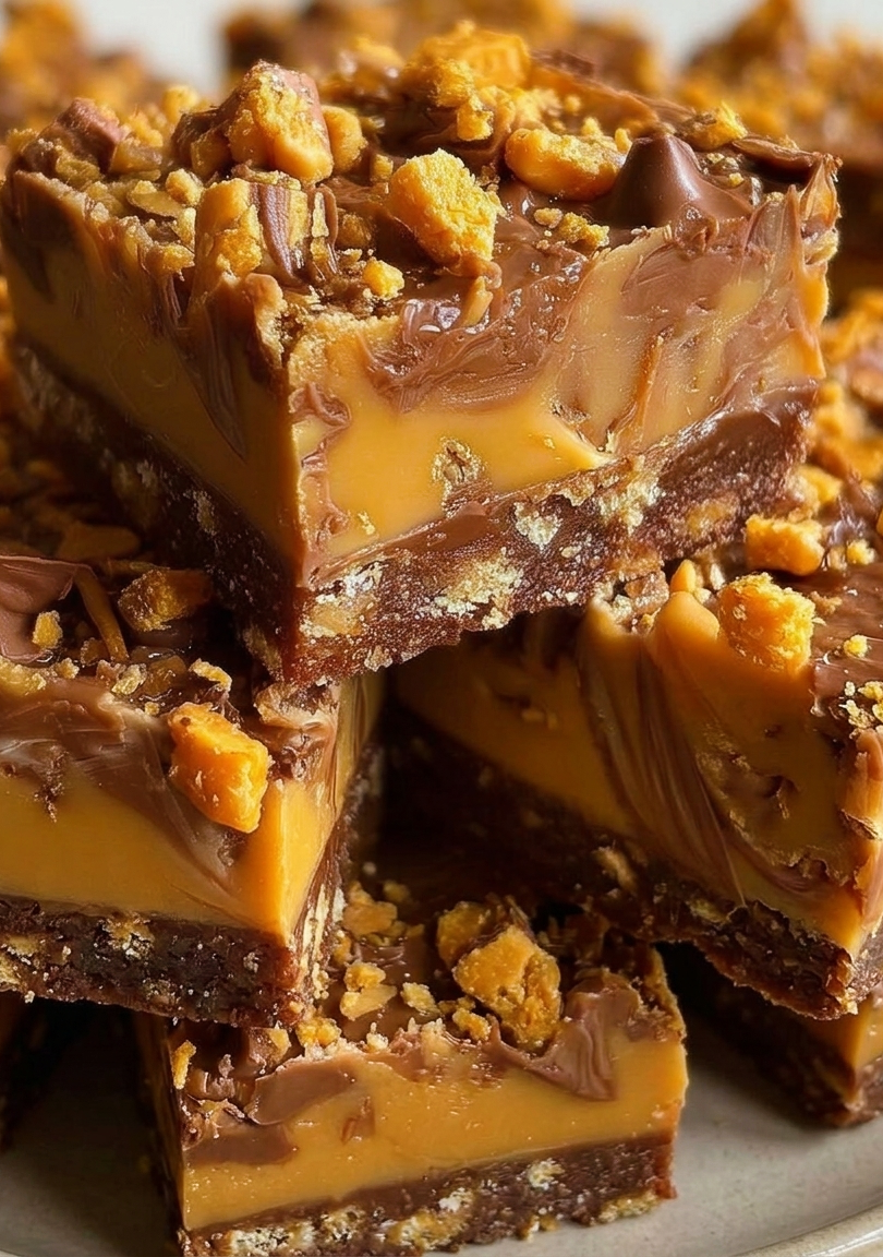 Butterfinger Caramel Crunch Fudge Recipe