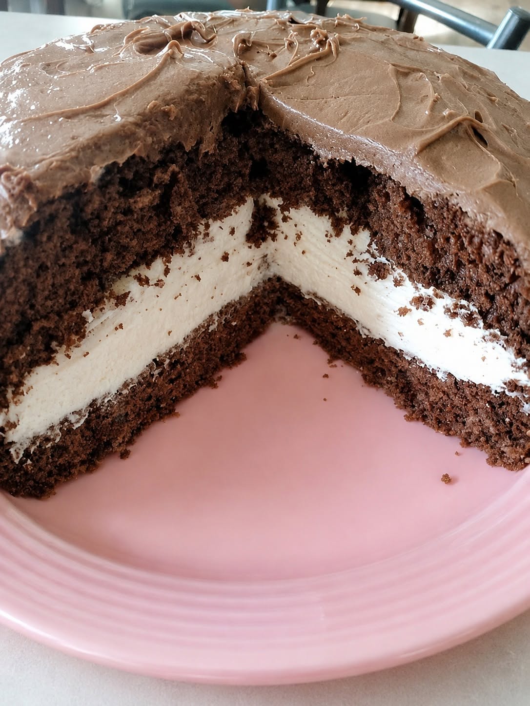 Easy HOHO Cake Recipe with Cream Filling