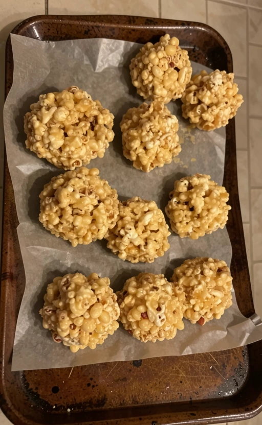 Homemade Caramel Popcorn Balls Recipe