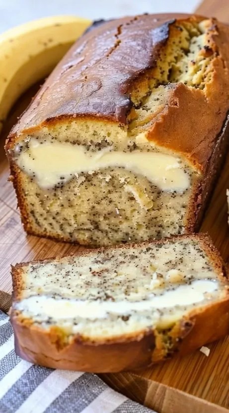 Cream Cheese Banana Bread Recipe